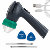 Mamba Lite con cabezal plástico verde para moler hierbas de forma limpia y precisa