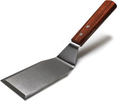 MANNKITCHEN espátula profesional de acero inoxidable, frente para deslizamiento suave.