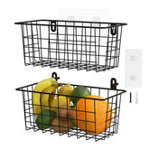MaraFansie canastas colgantes para gabinete con adhesivo y tornillos; ideal para especias.