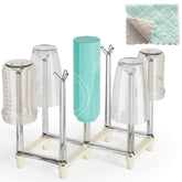 Marbrasse escurridor plegable para tazas, mantiene el mostrador ordenado y seco.