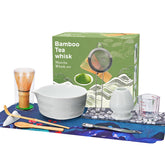 Conjunto Maredash Matcha 11 piezas para preparar bebidas en casa con espuma suave