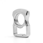 Marsrut abrebotellas con diseño artesanal de plata, ideal para fiestas.