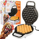 MasterChef Bubble Waffle Maker, vista frontal para preparación rápida de waffles