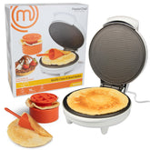 MasterChef máquina cono y cuenco de gofre con placas antiadherentes para limpieza rápida.