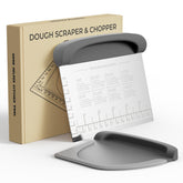 Matscover raspador-bandeja masa ergonómico para mezclar y dividir masa con precisión