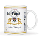 MAUAG El Papa El Mas Chingon frente, ideal para café matutino y buen humor.