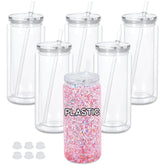 Vaso globo de nieve Maucircol 20oz, listo para fiestas y celebraciones.