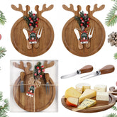 Plato navideño de Maxdot, juego de dos, para servir aperitivos.