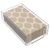 MaxGear porta-servilletas acrílico rectangular, claridad cristalina para baño o cocina.