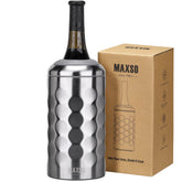 MAXSO enfriador de vino para botella de 750 ml, mantiene la temperatura