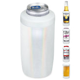 MAXSO Slim Can Cooler frente blanco brillante para bebidas frías
