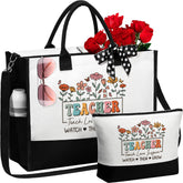 MAYICIVO bolsa de lona tote, lista para el trabajo diario y compras.