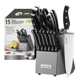 McCook bloque con afilador integrado para filo constante en la cocina.