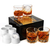 Vaso whisky Mcherry con caja regalo de lujo, regalo sofisticado para amantes del sabor.