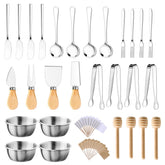 Cuchillos para queso y espátula de mantequilla de MDSPLPIY para servir con estilo