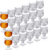 Meanplan vasos de brandy 1,75 oz con grabado, ideal para degustación elegante
