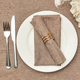 Mebakuk servilletas 17x17, tacto suave ideal para mesa elegante y cómoda