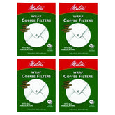 Filtros envolventes Melitta 627402 para percoladores, filtración estable y fácil limpieza