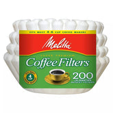 Melitta Junior: filtros para cesto de 4-6 tazas, 200 unidades