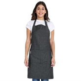 Delantal Mellow Buff con ajuste de cuello, cómodo para cocinar.