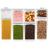 Melovom contenedores pop con tapa-aire, tamaño 3.4qt, conserva la pasta fresca.