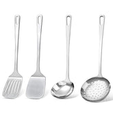 Memogem juego de utensilios de cocina, vista completa para mayor control al cocinar.
