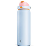 Botella Meoky de 40 oz aislada mantiene bebidas frías, ideal para entrenamientos.