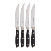 Messermeister Avanta: conjunto de 4 cuchillos de steak con filo preciso para cortes limpios