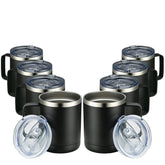 MEWAY taza termo de acero inoxidable con mango, mantiene el café caliente