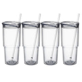 Vaso MEWAY con doble pared para bebidas frías, sin condensación.