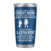 Taza térmica azul MFGNEH 20oz para bebidas frías o calientes.
