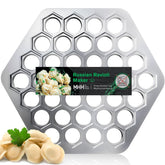 MHH molde de ravioli y pelmeni de metal, ideal para porciones caseras