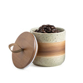 Frasco cerámico Miamolo con tapa hermética para conservar alimentos frescos.