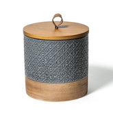 Jarra cerámica Miamolo con tapa hermética de 42 onzas, ideal para café.