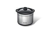 MIC Service olla lenta 0.65 qt, vista frontal, ideal para porciones personales.