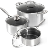 MICHELANGELO 2qt con tapa: cocción uniforme para salsas.