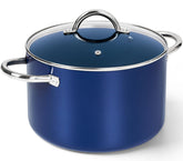 Olla MICHELANGELO de 10 cuartos con tapa, ideal para cocinar grandes lotes