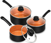 MICHELANGELO sartén cerámica 1.5qt antiadherente para cocinar sin esfuerzo