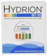 Dispensador MicroEssential con papel Hydrion QT-10 para cuats