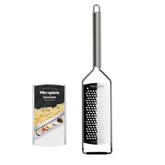 Rallador grueso Microplane para queso, textura perfecta para gratinados y ensaladas