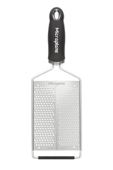 Microplane rallador dual con hojas finas para parmesano, sabor intenso y textura perfecta.