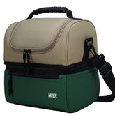 Bolsa MIER frontal de doble deck, ideal para almuerzo diario