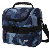 Bolsa MIER con doble compartimento y camuflaje grande para uso diario.