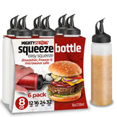 Botellas Mighty Strong de 8 onzas con tapa de cierre seguro evitan derrames