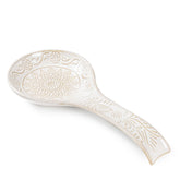 MIKIGEY reposacucharas ceramico blanco 9pulgadas mantiene la encimera limpia