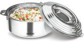 Milton Galaxia 2500: cazuela aislada con tapa plateada, ideal para mantener la comida caliente.