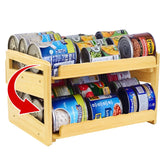 MinBoo organizador latas dos niveles, acceso rápido y orden.