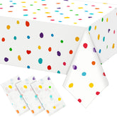 Mantel Mindsoft con puntos pintados multicolor ideal para fiestas