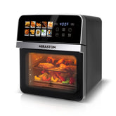 MIRASTON 10QT con doble estante para cocinar dos platos a la vez.