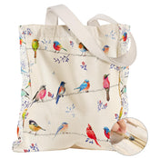 Miss Adola bolso canvas grande con cierre superior, ideal para ordenar documentos y personales.